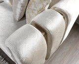 Diamond Ivory Sofa - Ornate Home