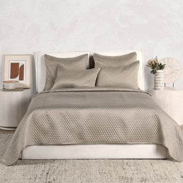 Diamond Pebble Quilt Collection - Ornate Home