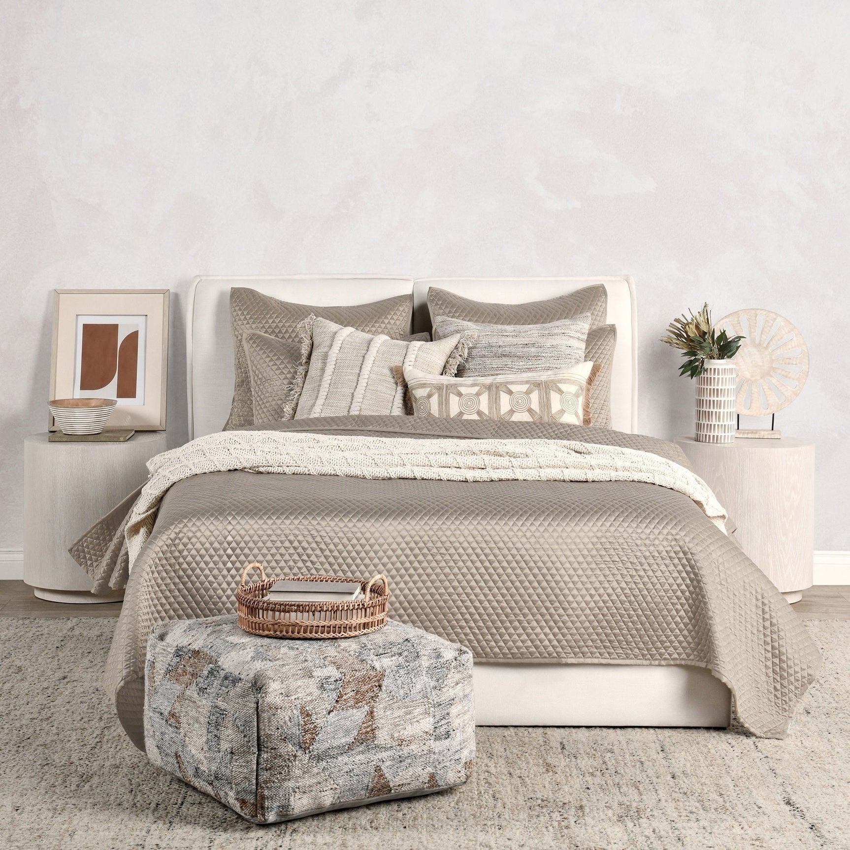 Diamond Pebble Quilt Collection - Ornate Home