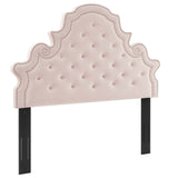 Diana Pink Tufted Performance Velvet Full/Queen Headboard - Ornate Home