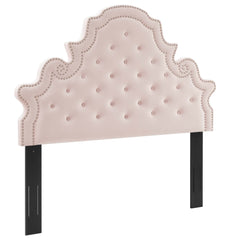 Diana Pink Tufted Performance Velvet Full/Queen Headboard - Ornate Home