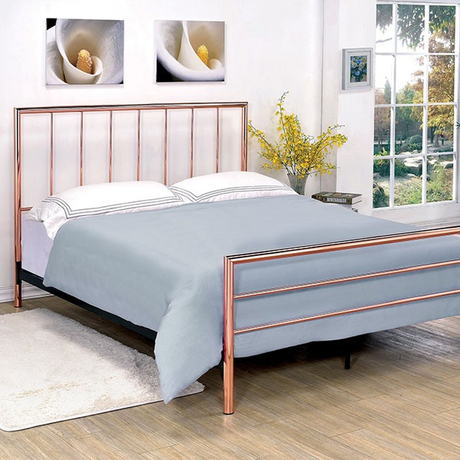 Diana Rose Gold Full Bed - Ornate Home