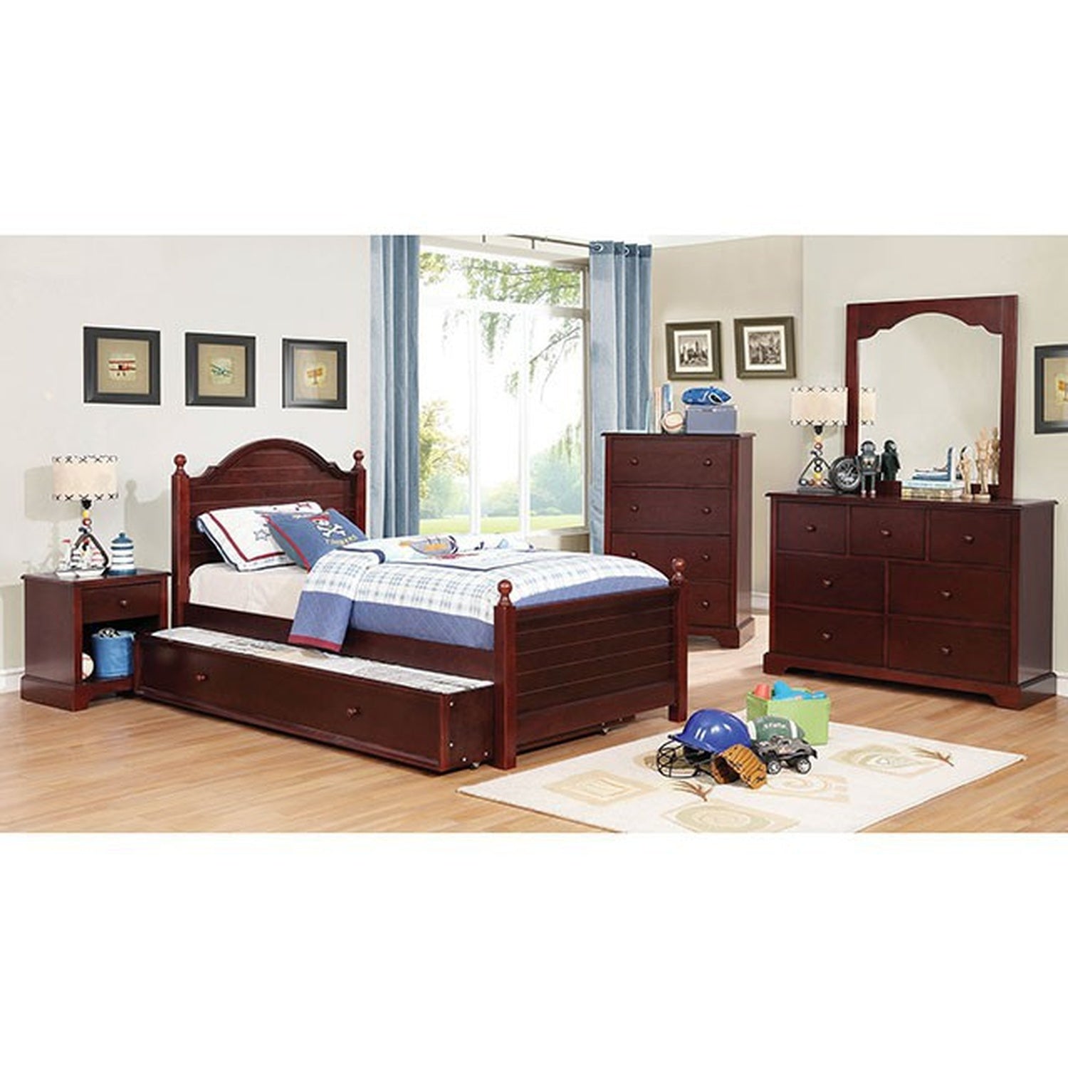 Diane Cherry Nightstand - Ornate Home