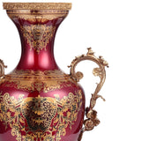 Diantha Red & Gold Vase  / HD-6028 - Ornate Home