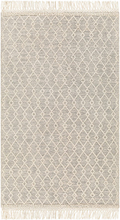 Diata Wool Rug with Tassels - Clearance - Ornate Home