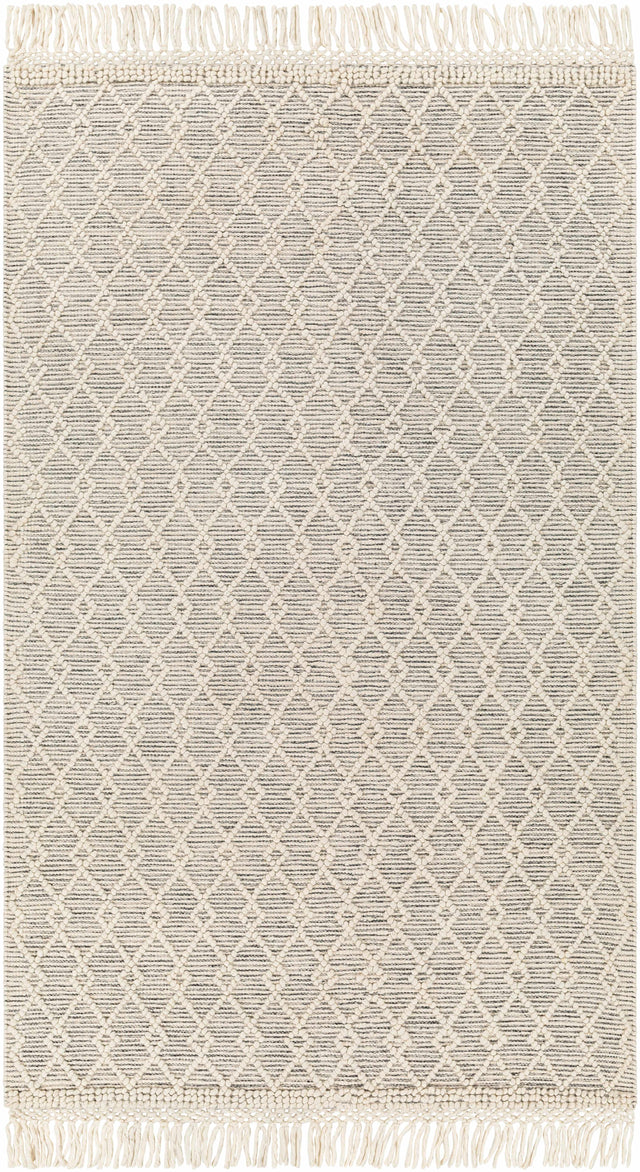 Diata Wool Rug with Tassels - Clearance - Ornate Home