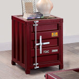 Dicargo Red End Table - Ornate Home