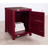 Dicargo Red End Table - Ornate Home