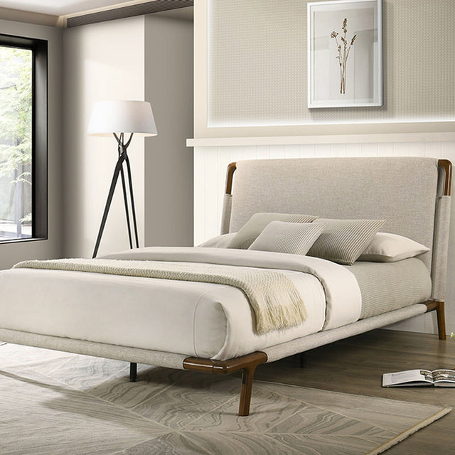 Didcot Beige E.King Bed - Ornate Home