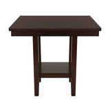 Diego Espresso Counter Height Table - Ornate Home