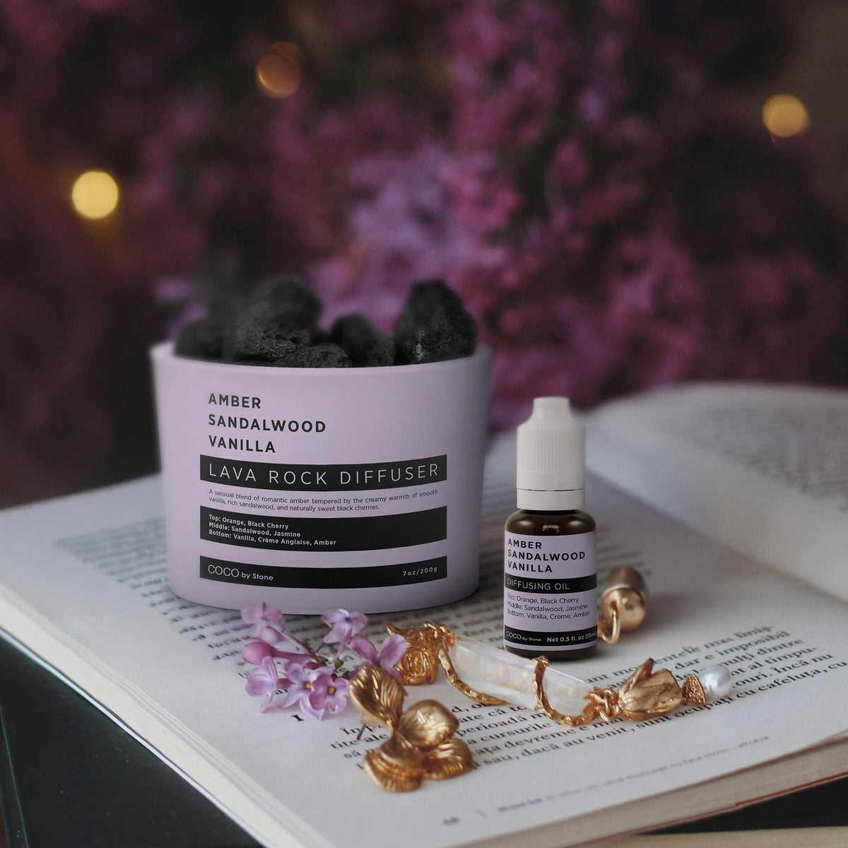 Diffusing Oil (Amber | Sandalwood | Vanilla) - Ornate Home
