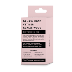 Diffusing Oil (Damask Rose | Vetiver | Guaiac Wood) - Ornate Home
