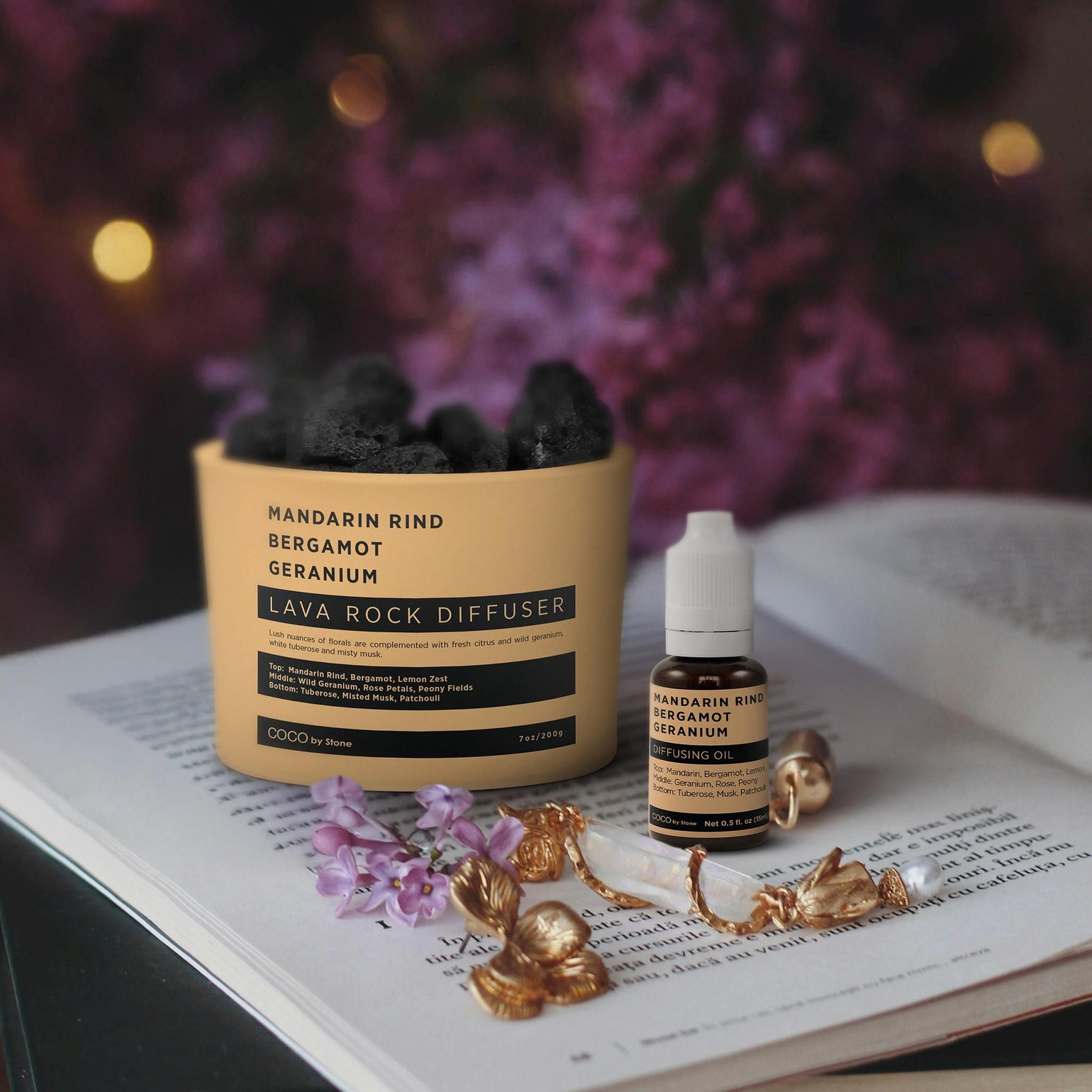 Diffusing Oil (Mandarin Rind | Bergamot | Geranium)