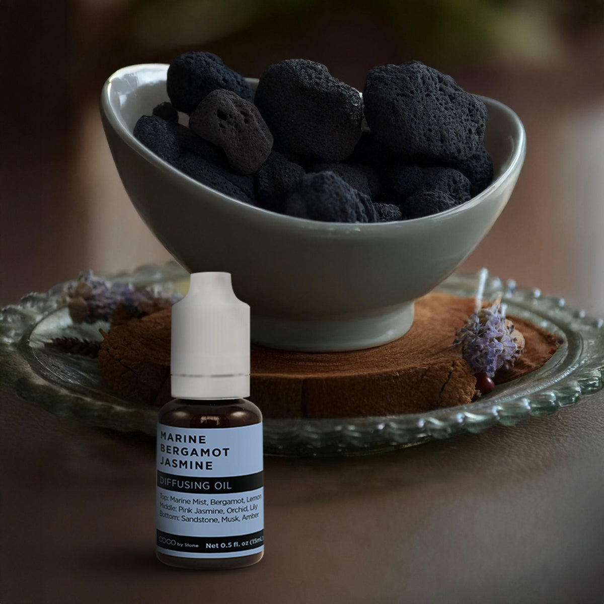 Diffusing Oil (Marine | Bergamot | Jasmine) - Ornate Home