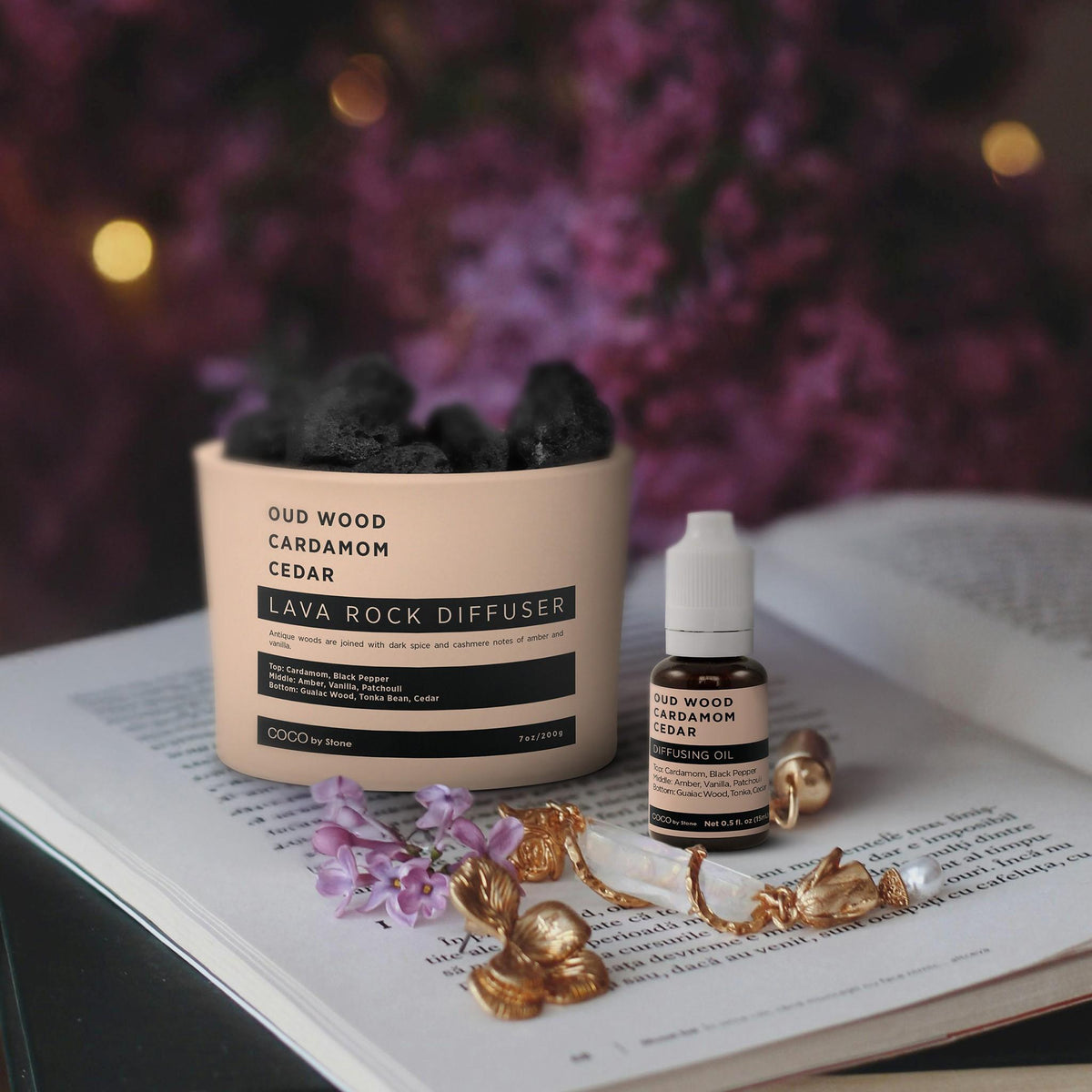 Diffusing Oil (Oud Wood | Cardamom | Cedar) - Ornate Home