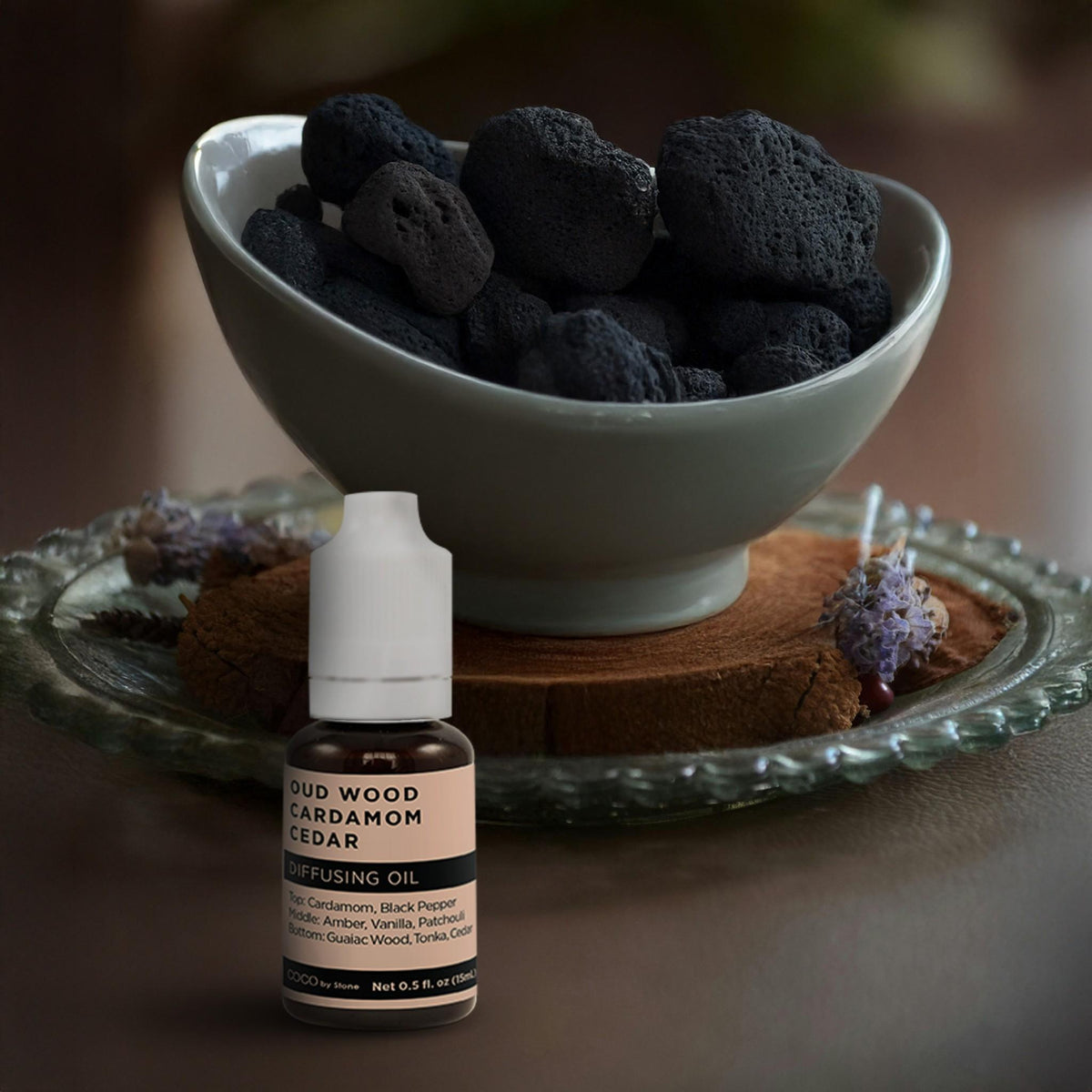 Diffusing Oil (Oud Wood | Cardamom | Cedar) - Ornate Home