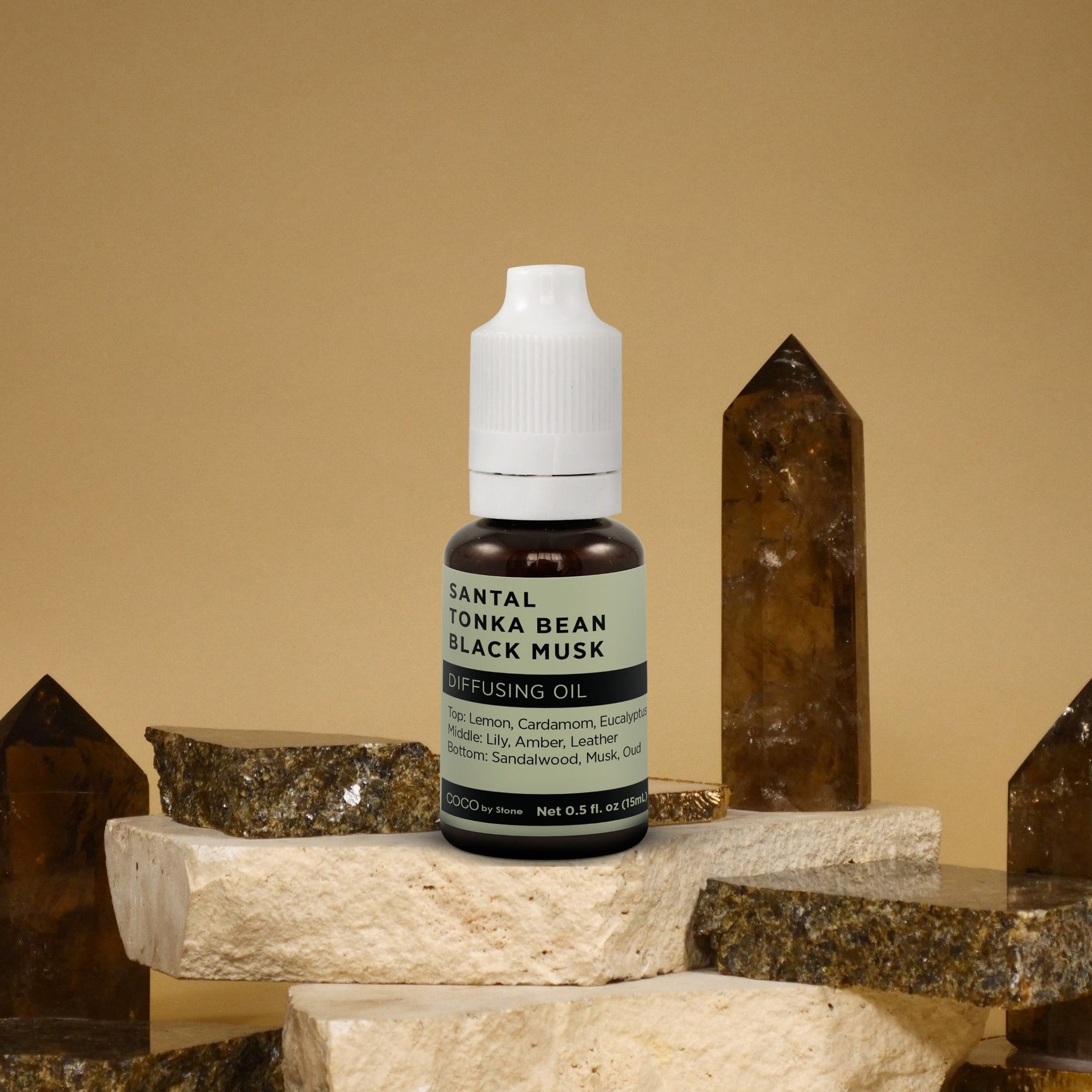 Diffusing Oil (Santal | Tonka Bean | Black Musk) - Ornate Home
