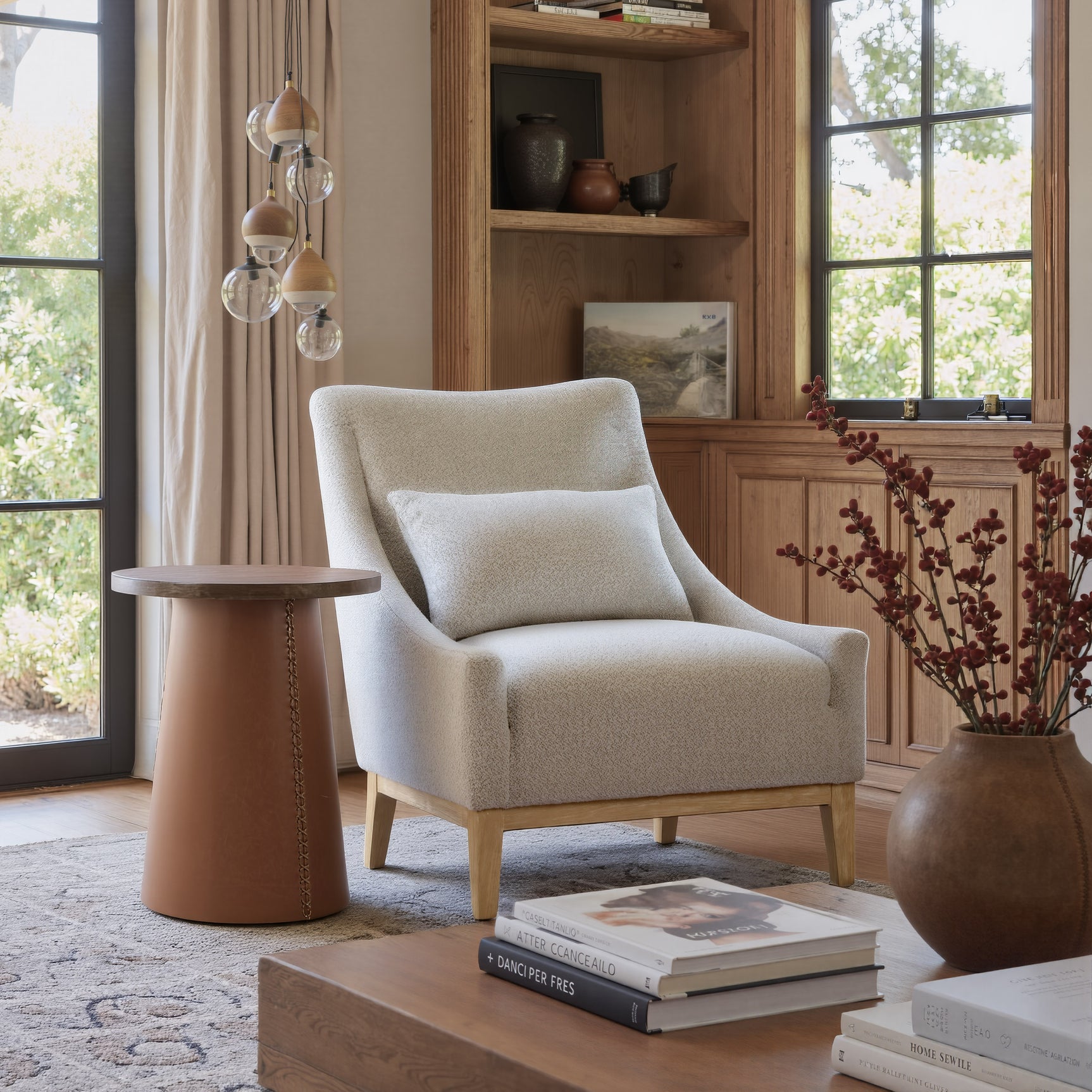 Dikis Brown Side Table - Ornate Home