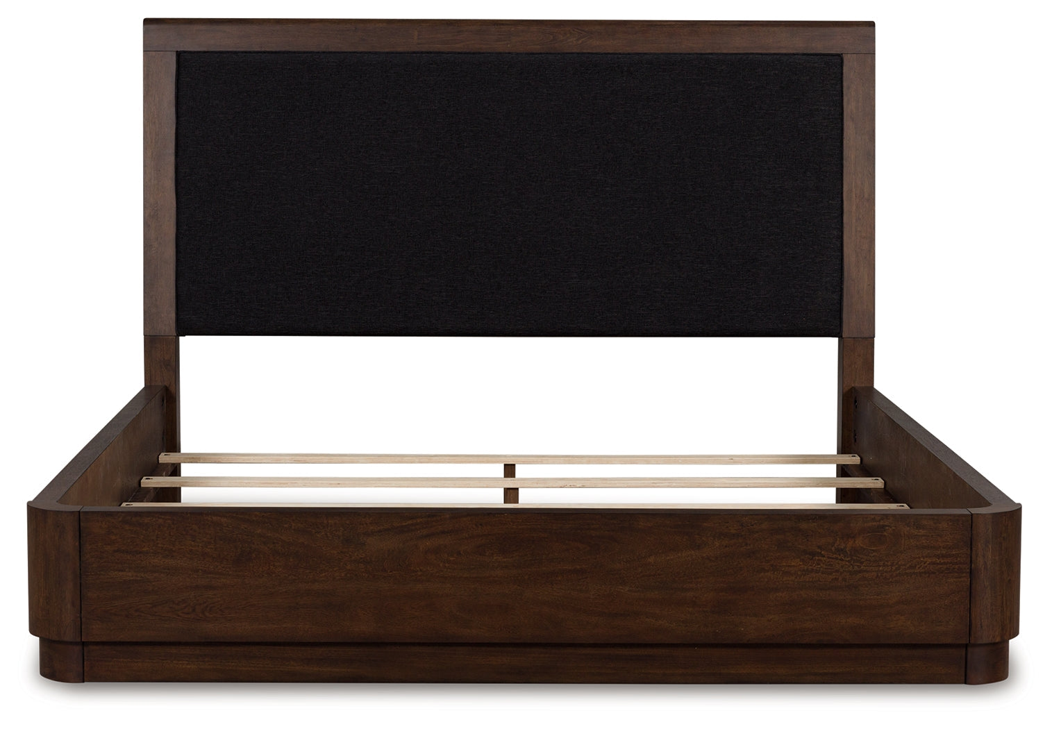 Dilenno Dark Brown California King Upholstered Panel Bed (Online Special Price) - Ornate Home