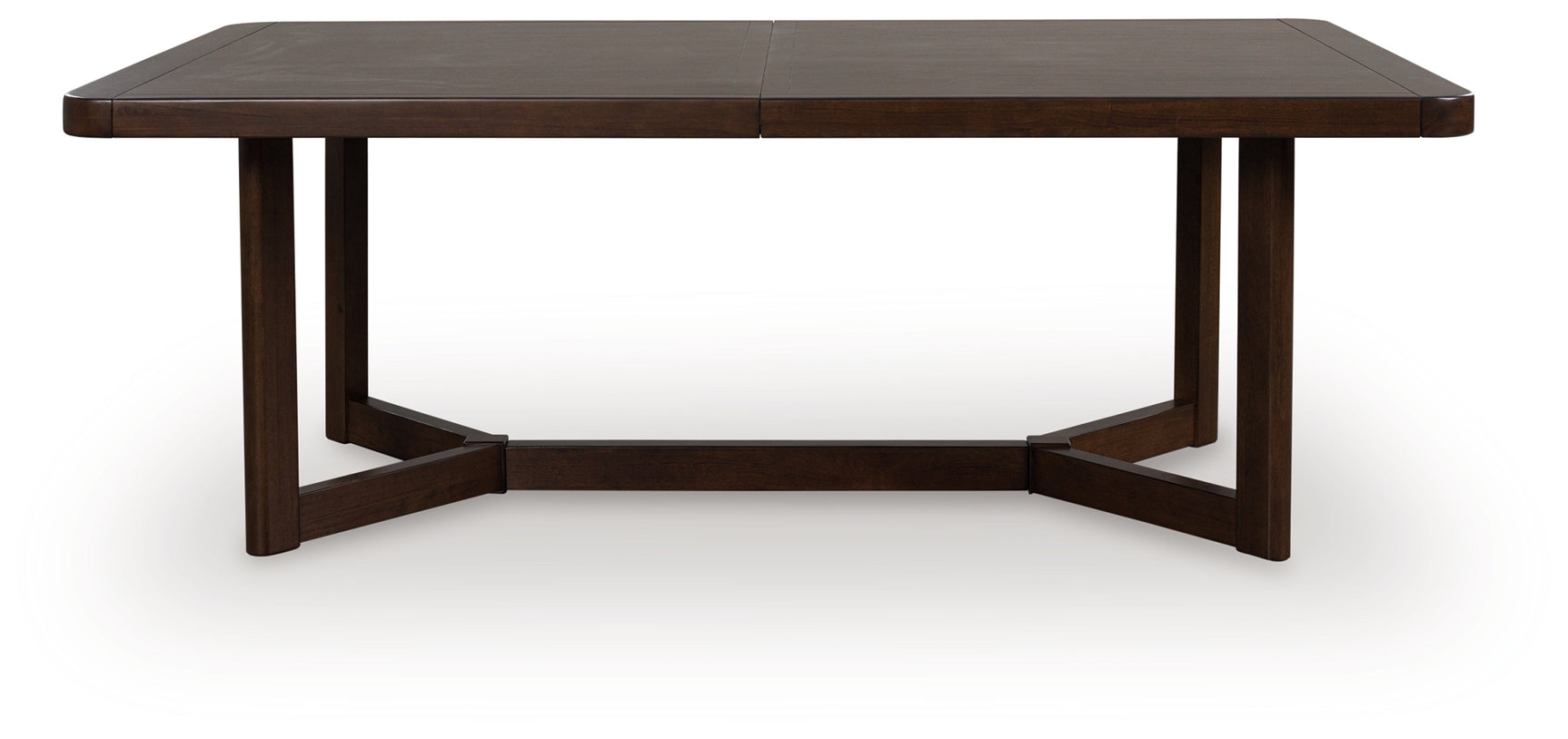 Dilenno Dark Brown Extension Dining Table and 4 Chairs (Online Special Price) - Ornate Home