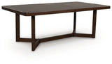 Dilenno Dark Brown Extension Dining Table and 4 Chairs (Online Special Price) - Ornate Home