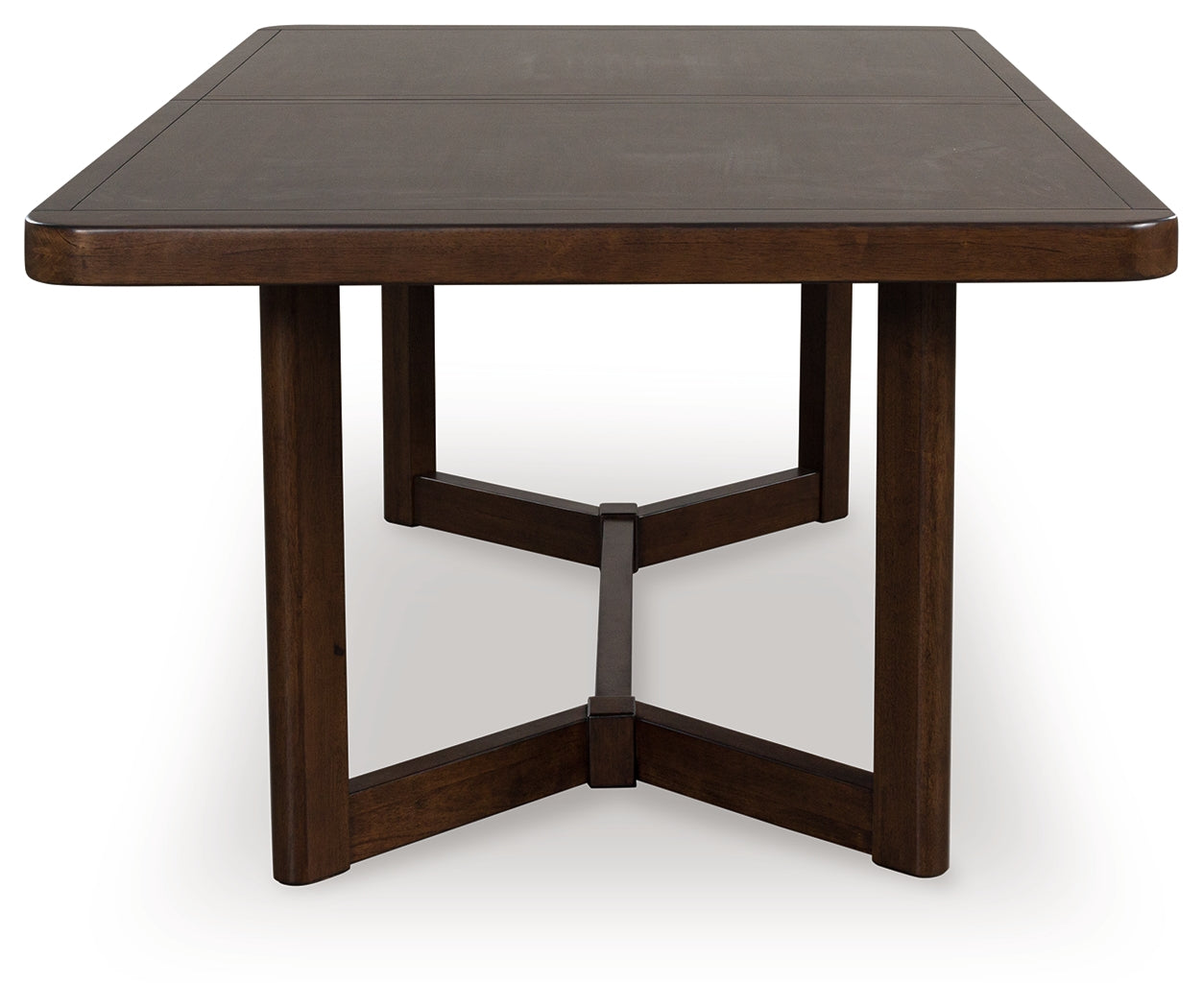 Dilenno Dark Brown Extension Dining Table and 4 Chairs (Online Special Price) - Ornate Home
