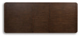 Dilenno Dark Brown Extension Dining Table and 4 Chairs (Online Special Price) - Ornate Home