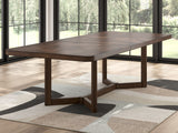 Dilenno Dark Brown Extension Dining Table and 4 Chairs (Online Special Price) - Ornate Home