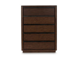 Dilenno Dark Brown Five Drawer Chest (Online Special Price) - Ornate Home