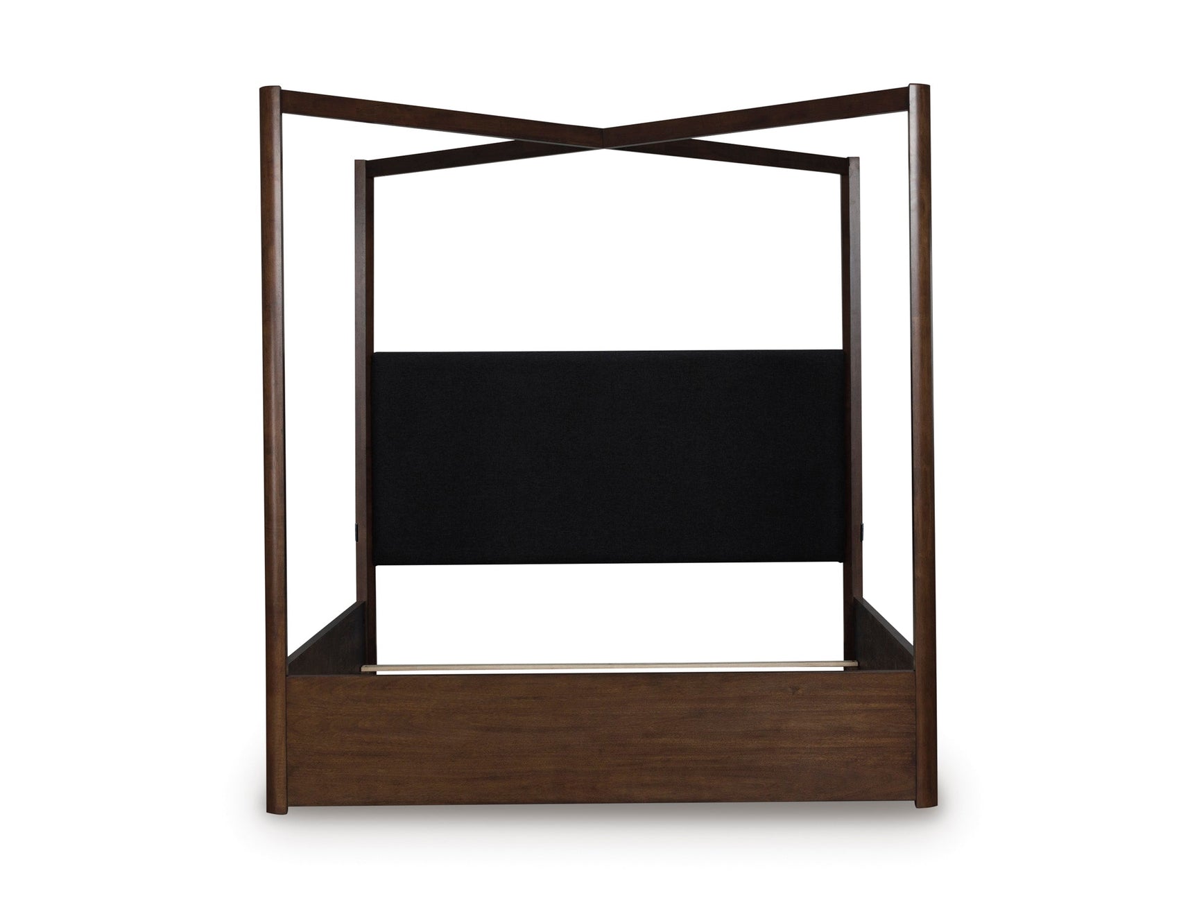 Dilenno Dark Brown King Canopy Bed (Online Special Price) - Ornate Home