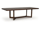 Dilenno Dark Brown RECT Dining Room EXT Table (Online Special Price) - Ornate Home