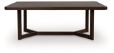 Dilenno Dark Brown RECT Dining Room EXT Table (Online Special Price) - Ornate Home