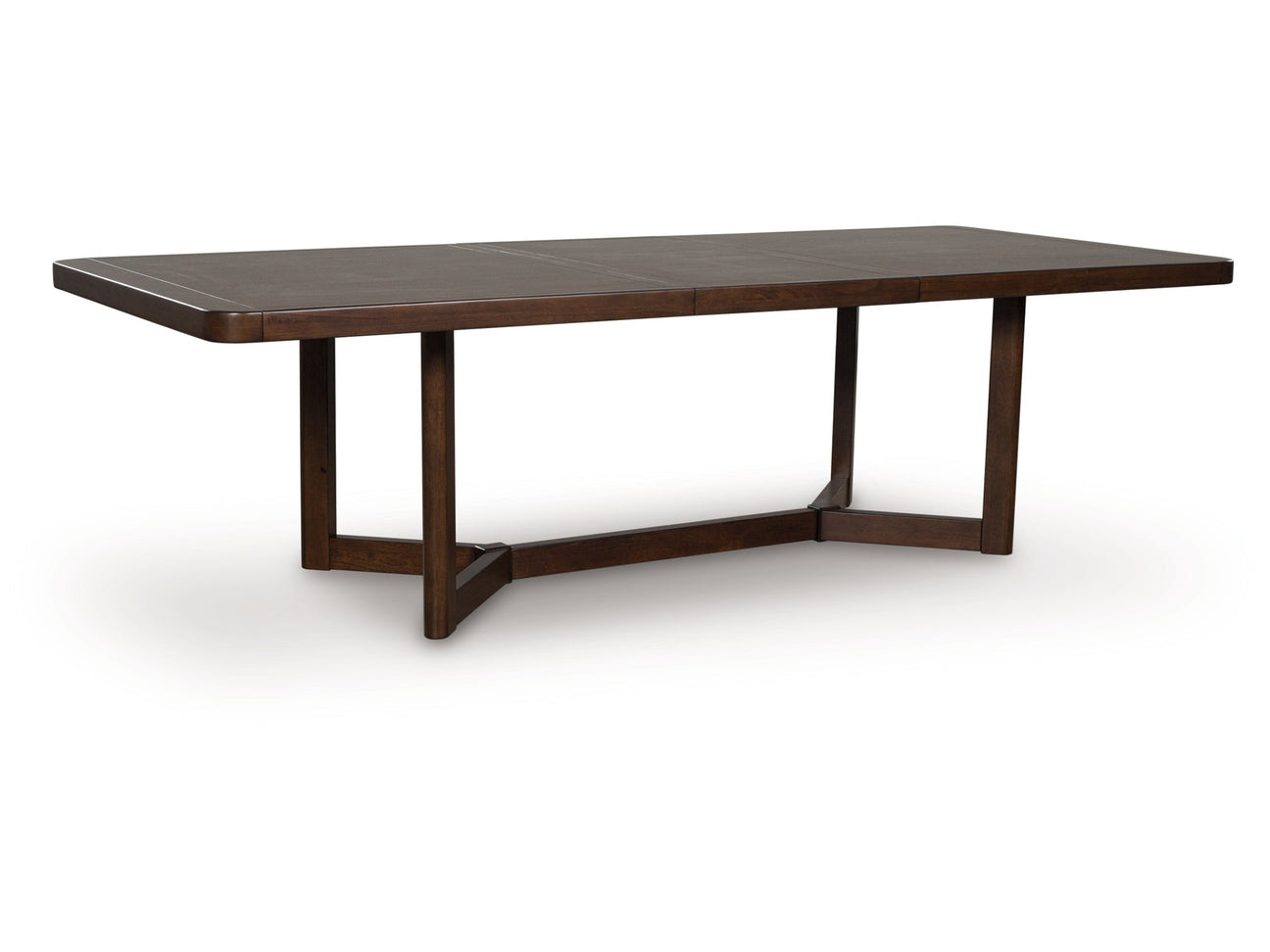 Dilenno Dark Brown RECT Dining Room EXT Table - Ornate Home