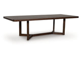 Dilenno Dark Brown RECT Dining Room EXT Table - Ornate Home