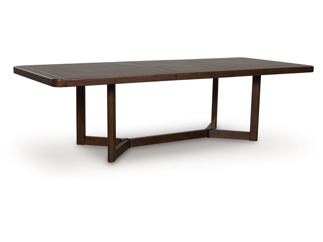 Dilenno Dark Brown RECT Dining Room EXT Table - Ornate Home