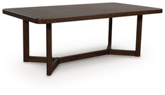 Dilenno Dark Brown RECT Dining Room EXT Table - Ornate Home