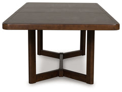 Dilenno Dark Brown RECT Dining Room EXT Table - Ornate Home