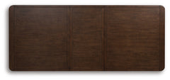Dilenno Dark Brown RECT Dining Room EXT Table - Ornate Home