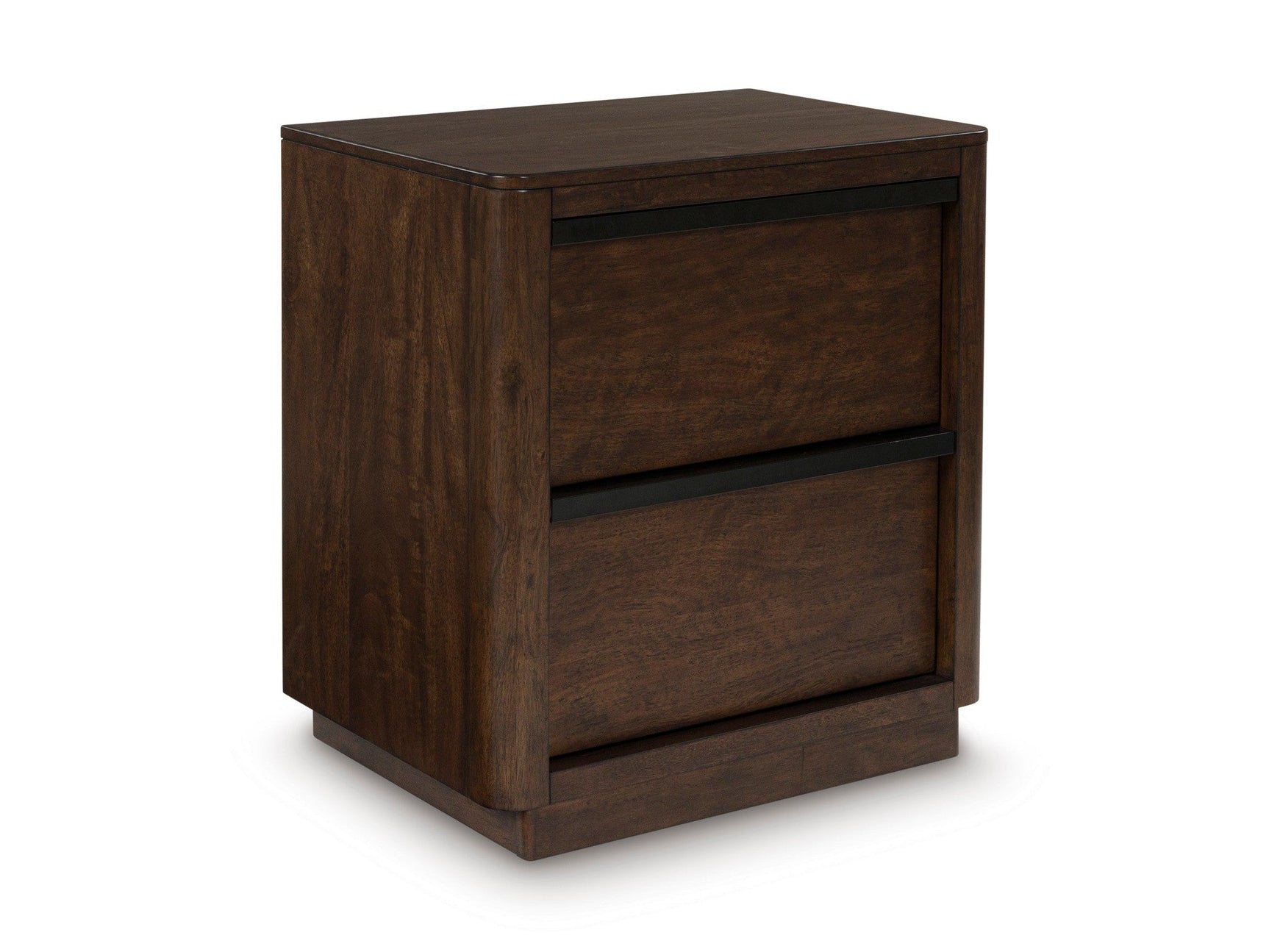 Dilenno Dark Brown Two Drawer Nightstand (Online Special Price) - Ornate Home