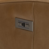 Dillon Beige/Tan Leather Recliner (SKU 301RLCO) - Ornate Home