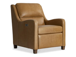 Dillon Beige/Tan Leather Recliner (SKU 301RLO) - Ornate Home
