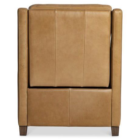 Dillon Beige/Tan Leather Recliner (SKU 301RLO) - Ornate Home