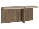 Dillon Natural/Weathered Chalk Console Table - Ornate Home