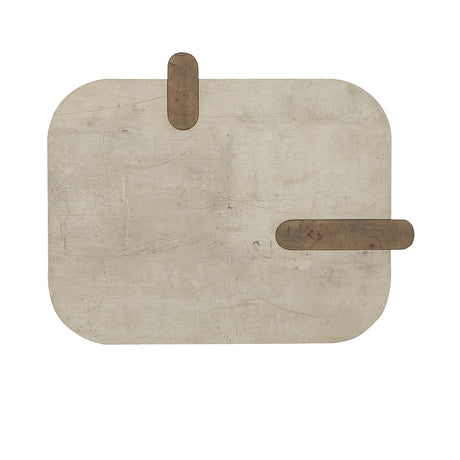 Dillon Natural/Weathered Chalk End Table - Ornate Home