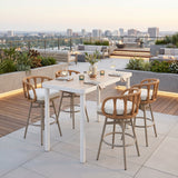 Dimira Natural Bar Table - Ornate Home