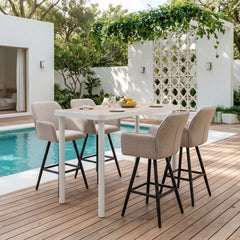 Dimira Natural Bar Table - Ornate Home