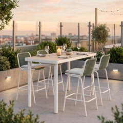 Dimira Natural Bar Table - Ornate Home