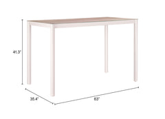 Dimira Natural Bar Table - Ornate Home