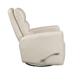 Dimitri Beige Swivel Glider Reclining Chair - Ornate Home