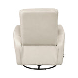 Dimitri Beige Swivel Glider Reclining Chair - Ornate Home